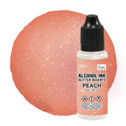 Alcohol Ink Glitter Accents - Peach - Couture Creations